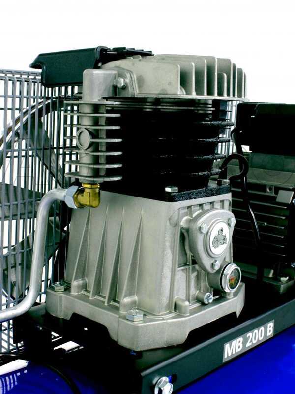 Michelin MB 200 3B - Compresor de aire el&eacute;ctrico monof&aacute;sico de correa - Motor 3 HP - 200 L