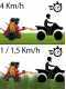 GeoTech Pro GTRB120 - Desbrozadora de arrastre para quad - Loncin G420FD