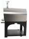 Horno de le&ntilde;a de exterior Cibus Inox 1000 con c&aacute;mara &Oslash;100 -  6 pizzas