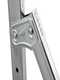 Gierre Stabila AL700DS - 3 pelda&ntilde;os, 1,23 m - Escalera de aluminio con caballete