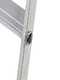 Gierre Stabila AL700DS - 3 pelda&ntilde;os, 1,23 m - Escalera de aluminio con caballete