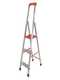 Gierre Stabila AL700DS - 3 pelda&ntilde;os, 1,23 m - Escalera de aluminio con caballete