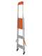 Gierre Stabila AL700DS - 3 pelda&ntilde;os, 1,23 m - Escalera de aluminio con caballete