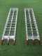 Pareja rampas de carga curvas cm 310 plegables de aluminio para tractor cortac&eacute;sped