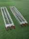 Pareja rampas de carga curvas cm 310 plegables de aluminio para tractor cortac&eacute;sped