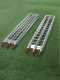 Pareja rampas de carga curvas cm 310 plegables de aluminio para tractor cortac&eacute;sped