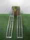 Pareja rampas de carga curvas cm 310 plegables de aluminio para tractor cortac&eacute;sped