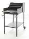 Cruccolini Fuocone Inox - Barbacoa de le&ntilde;a y carb&oacute;n de hierro artesanal