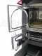 Horno de le&ntilde;a de exterior Medius 80 EXT en acero - Ventilado con techo en INOX
