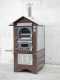 Horno de le&ntilde;a de exterior Medius 80 Deluxe EXT INOX - Esmalte de cobre