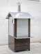 Horno de le&ntilde;a de exterior Medius 60 Deluxe EXT INOX - Esmalte de cobre
