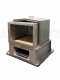 Horno de le&ntilde;a de empotrar Medius Plus 100 Inc en acero - Ventilado