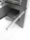 Horno de le&ntilde;a de exterior Medius Plus 100 EXT en acero - Ventilado con techo en INOX