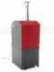 Horno de le&ntilde;a de exterior Minimus 50 Mini EXT en acero - Techo rojo