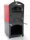 Horno de le&ntilde;a de exterior Minimus 50 Mini EXT en acero - Techo rojo