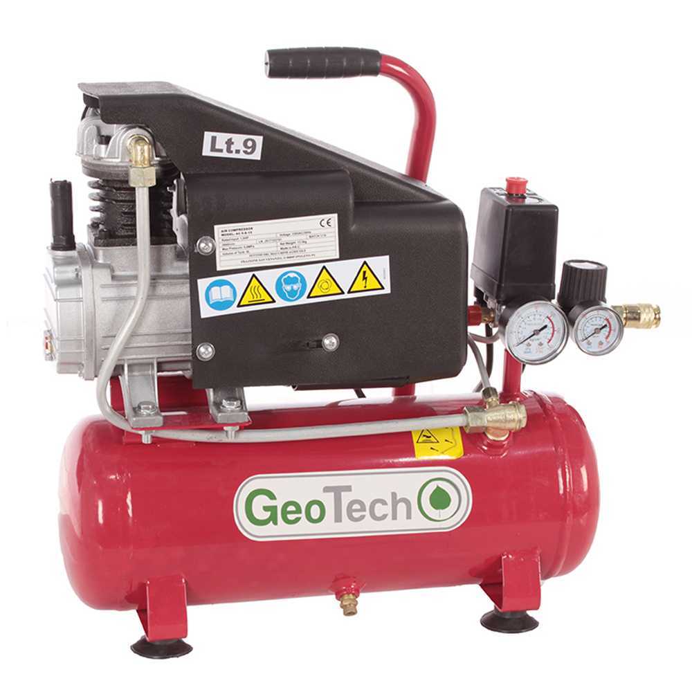 Compresor de aire portátil GeoTech AC9-8-15 , en oferta en AgriEuro