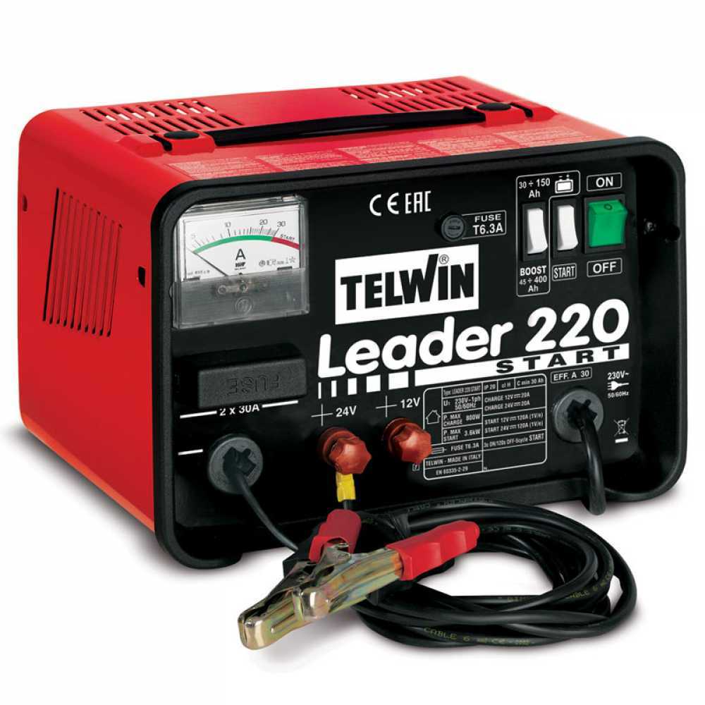 pegar miseria maquillaje Cargador baterías arrancador Telwin Leader220 en Oferta | AgriEuro
