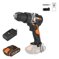 WORX NITRO WX352 Akku Schlagbohrschrauber Set 20V - bürstenloser Motor