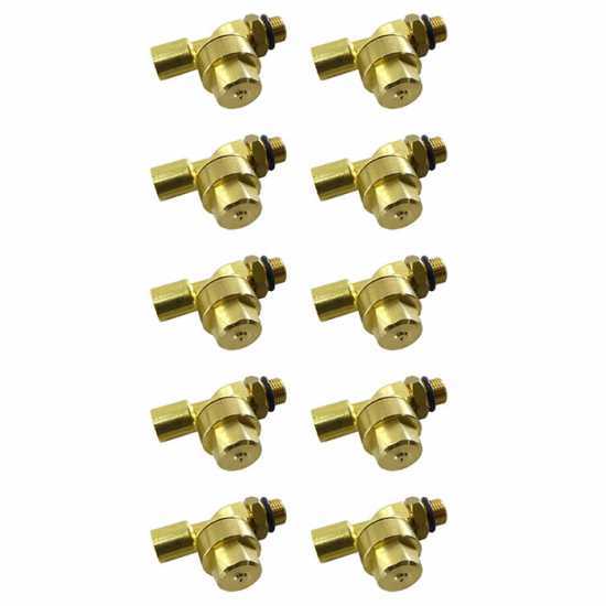 Kit 10 piezas - Portaboquillas con antigoteo - conexi&oacute;n 1/4&quot;M y 1/4&quot;H