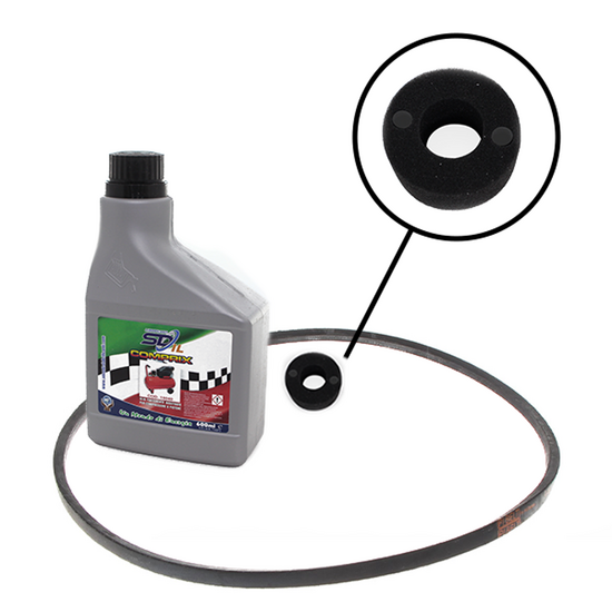 Kit accesorios y mantenimiento A55 para compresores Abac