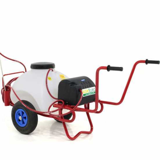 Carretilla fumigadora el&eacute;ctrica de bater&iacute;a 12V de 70 L