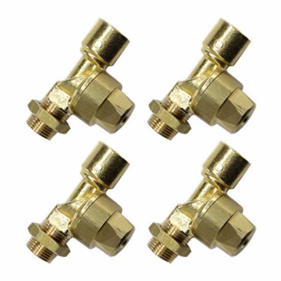 Kit 4 piezas, portaboquillas de chorro y nebulizaci&oacute;n con antigoteo, conexi&oacute;n 3/8&quot;M y 3/8&quot;H