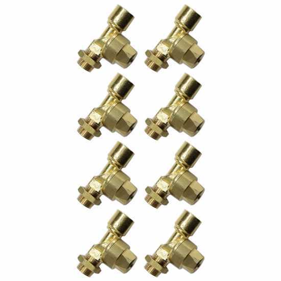 Kit 8 piezas, portaboquillas de chorro y nebulizaci&oacute;n con antigoteo, conexi&oacute;n 3/8&quot;M y 3/8&quot;H