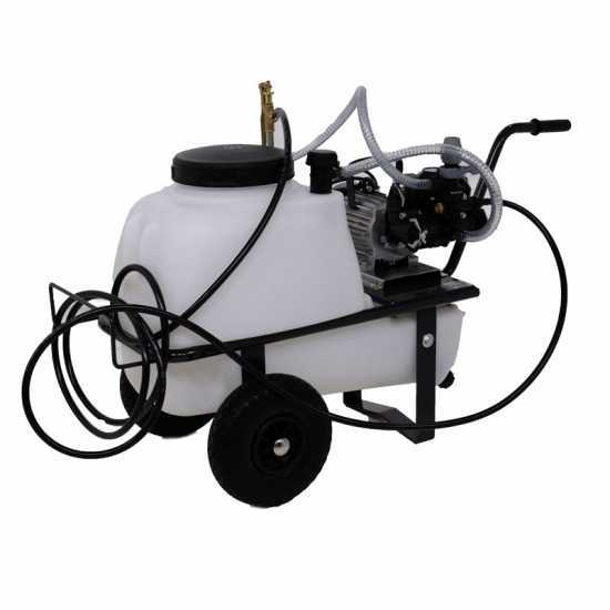 Carretilla fumigadora - Bomba Comet MC 20/20 con motor el&eacute;ctrico - Dep&oacute;sito 50L