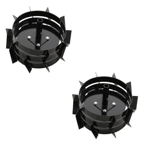 Pareja ruedas de hierro dobles 4.00-8 GeoTech Pro