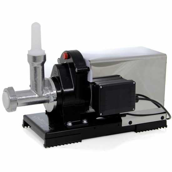 Reber 9050N INOX - M&aacute;quina de hacer pasta con motor el&eacute;ctrico de inducci&oacute;n profesional 500W
