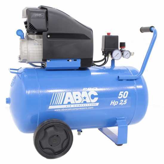 Abac Montecarlo L25P - Compresor de aire el&eacute;ctrico con ruedas - motore 2,5 HP - 50 l