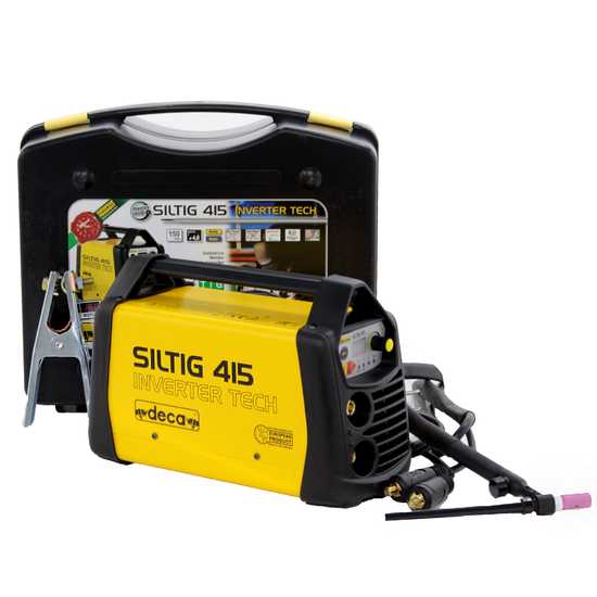 Soldadora inverter TIG Deca SILTIG 415 - 150 A m&aacute;x, alimentaci&oacute;n monof&aacute;sica, kit incluido