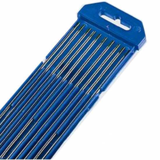 Electrodo Tungsteno-Cerio 2% - di&aacute;metro 1,6 mm - para antorchas 110 A, 140A, 180A, 320A - 10 piezas