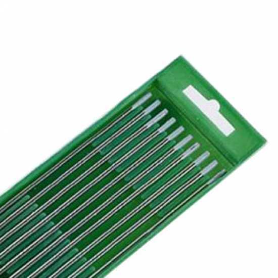Electrodo Tungsteno Puro - di&aacute;metro 1,6 mm - para antorchas 110 A, 140A, 180A, 320A - 10 piezas