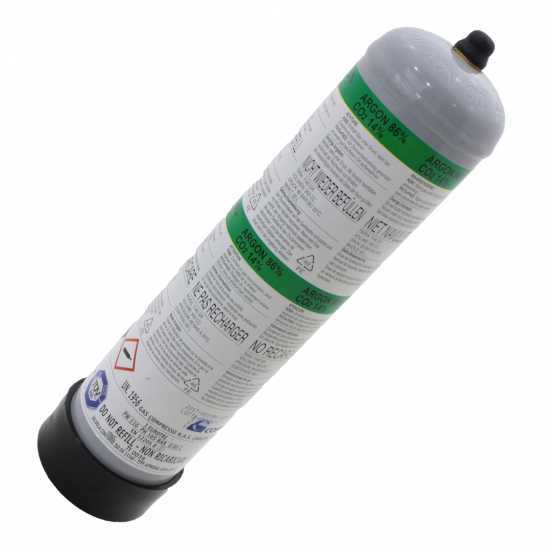 Bombona GAS no recargable Arg&oacute;n/CO2 - 1 Litro