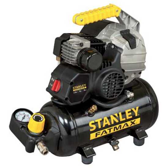 Stanley Fatmax HY 227/8/6E - Compresor de aire el&eacute;ctrico port&aacute;til monof&aacute;sico - Motor 2HP - 6 L