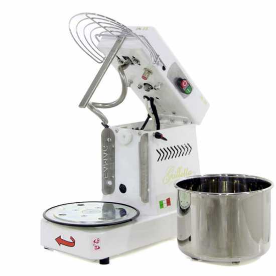 Famag Grilletta IM 5S/230 1 Velocidad - Amasadora de espiral 5 Kg con cabezal abatible