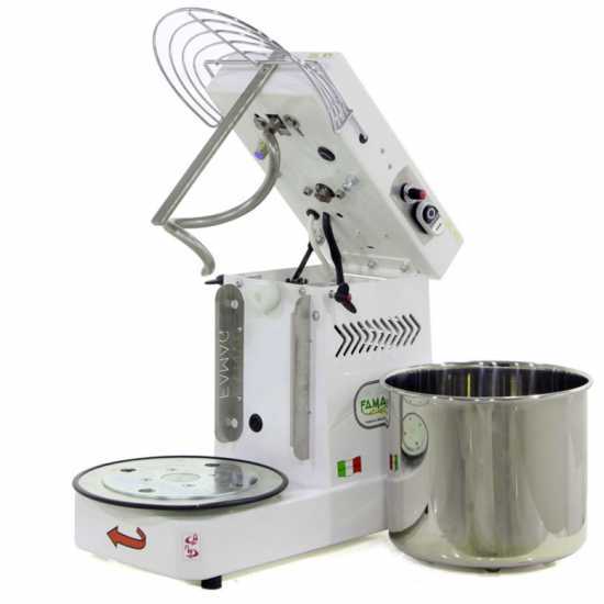 Famag IM 8S/230 10  Velocidades - Amasadora de espiral - 8 Kg con cabezal abatible