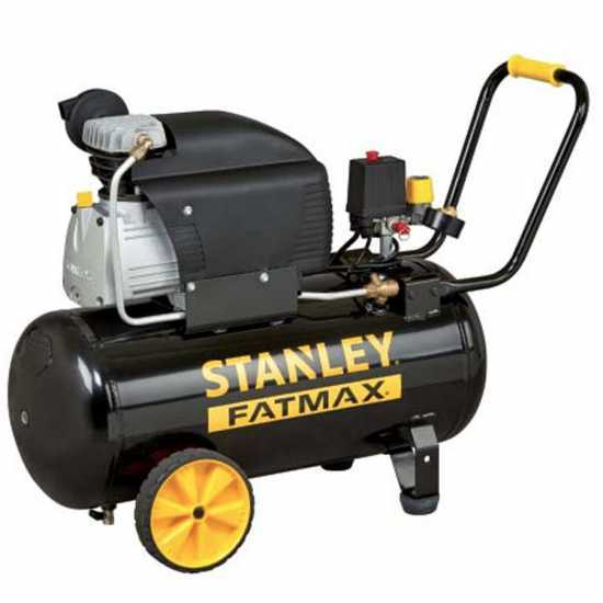 Stanley Fatmax D211/8/50s - Compresor el&eacute;ctrico con ruedas - Motor 2 HP - 50 l - aire comprimido
