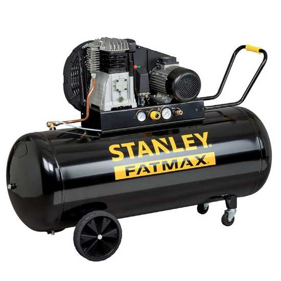 Stanley Fatmax B 480/10/270T - Compresor de aire el&eacute;ctrico trif&aacute;sico de correa - Motor 4 HP - 270 L