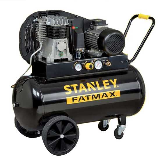 Stanley Fatmax B 350/10/100 T - Compresor de aire el&eacute;ctrico trif&aacute;sico de correa - Motor 3 HP - 100 L