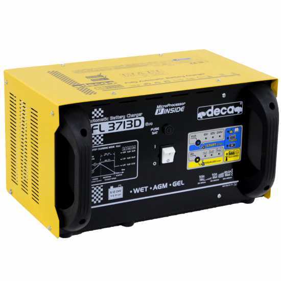 Cargador de bater&iacute;as auto Deca FL 3713D - mantenedor electr&oacute;nico - monof&aacute;sico - bater&iacute;as 6-12-24V