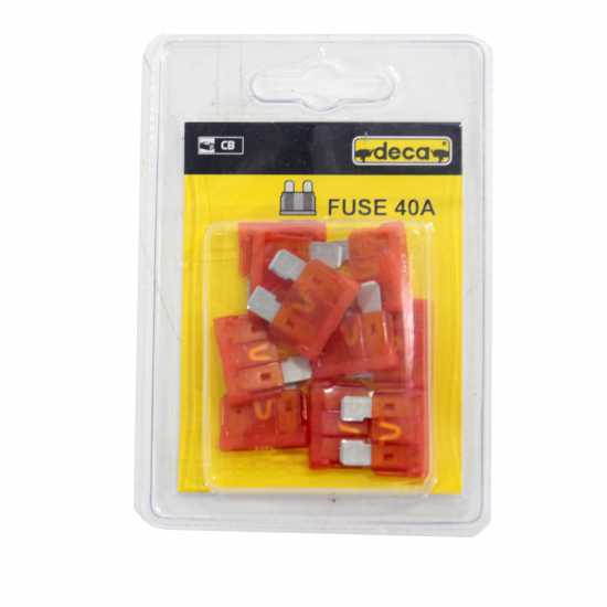 Fusible 40A Deca - paquete 10 piezas