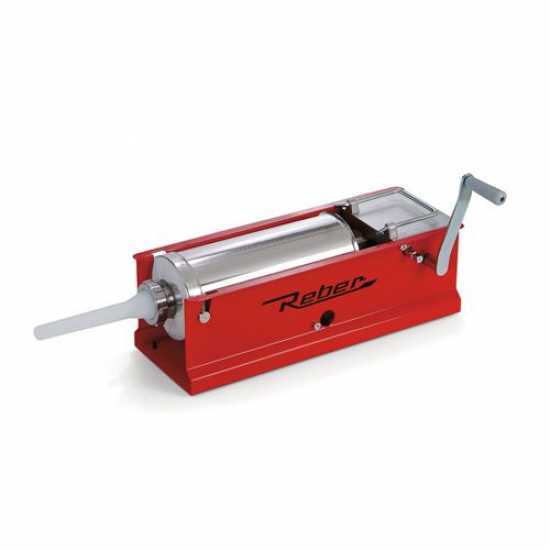 Reber 8950 N Rojo - Embutidora manual 5 Kg - 2  velocidades