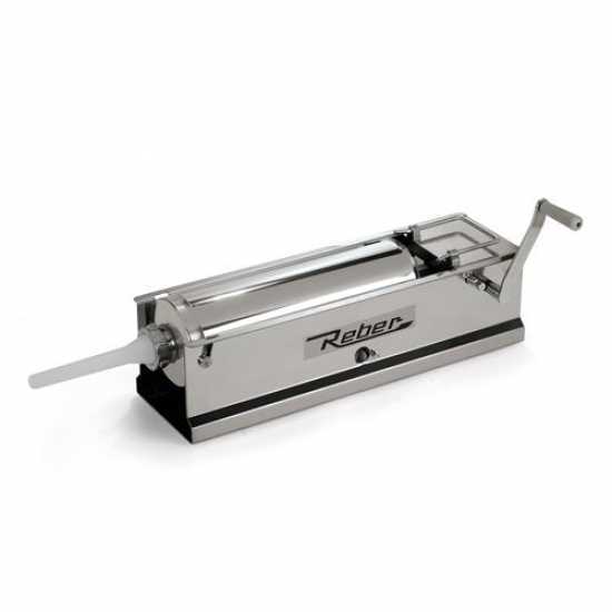 Reber 8961 N INOX - Embutidora manual 8 Kg - 2 velocidades