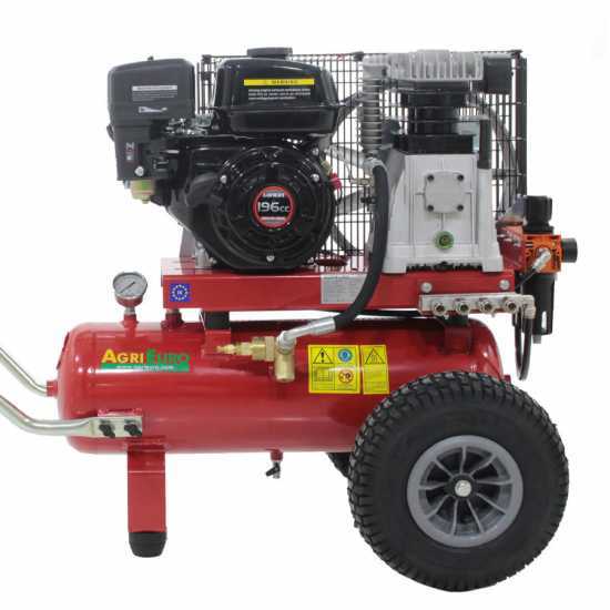 Motocompresor con motor Loncin AgriEuro CB 25/520 LO compresor de gasolina