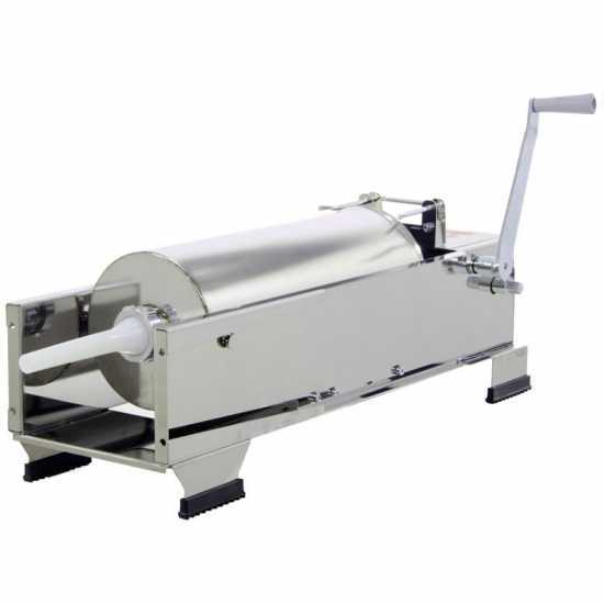 Reber 8975 N INOX - Embutidora manual profesional 15 Kg - 2 velocidades