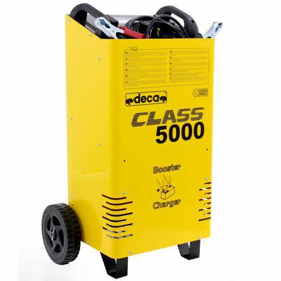 Cargador de bater&iacute;as arrancador Deca CLASS BOOSTER 5000E con ruedas, monof&aacute;sico, 12-24V