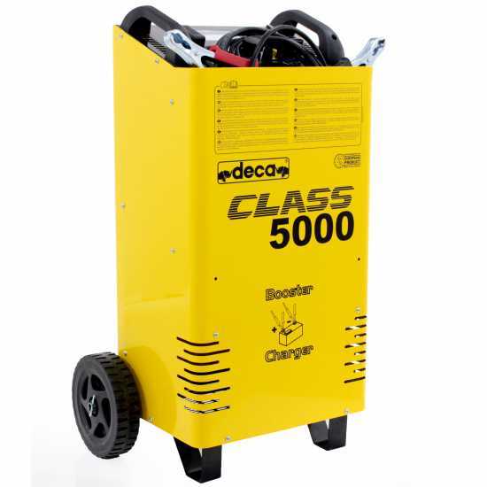 Deca CLASS BOOSTER 5000 - Cargador de bater&iacute;a, arrancador - con ruedas - monof&aacute;sico - bater&iacute;as 12-24V