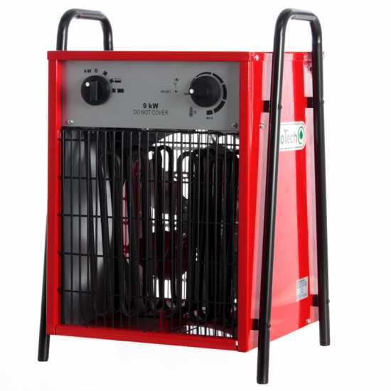 GeoTech EH 900 T - Generador de aire caliente el&eacute;ctrico con ventilador - Trif&aacute;sico